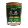 Bougie végétale 220g, bouchon liège LE MALE CHANCEUX - MINT 27